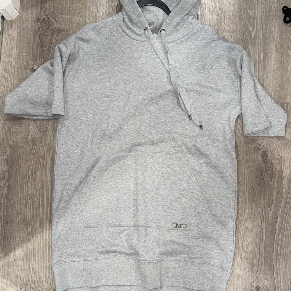 Michael Kors Short Sleeve Hoodie Dress